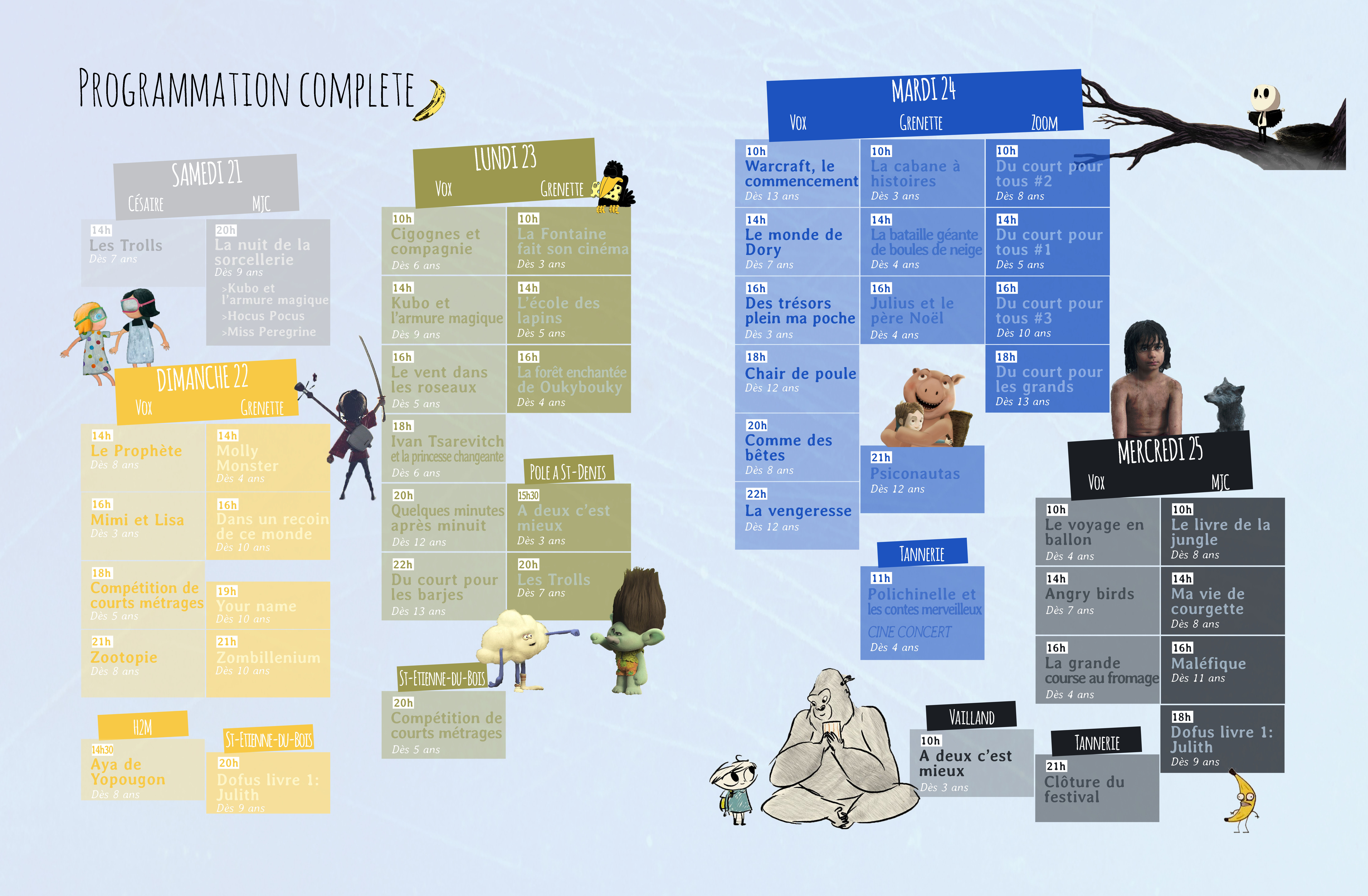 programme rencontres du cinema de montagne